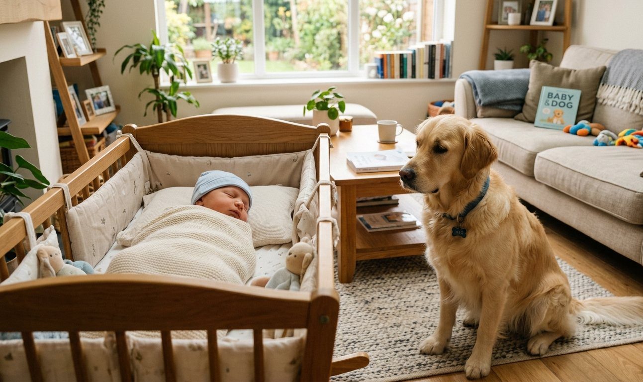 chien et bébé